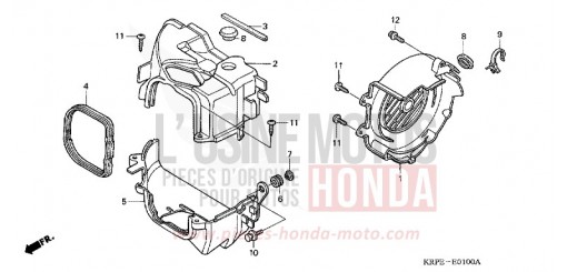 SHROUD/FAN COVER SCV100F5 de 2005